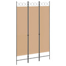 3-panel rumdeler Beige 120 x 200 cm Stof
