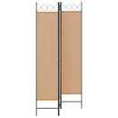 3-panel rumdeler Beige 120 x 200 cm Stof