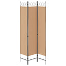 3-panel rumdeler Beige 120 x 200 cm Stof