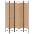 5-panel rumdeler Beige 200 x 200 cm Stof