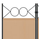 5-panel rumdeler Beige 200 x 220 cm Stof