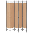 5-panel rumdeler Beige 200 x 220 cm Stof