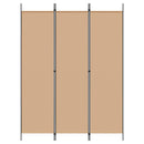 3-panel rumdeler Beige 150 x 200 cm Stof
