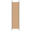 5-panel rumdeler Beige 250 x 200 cm Stof
