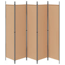 5-panel rumdeler Beige 250 x 200 cm Stof