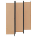 6-Paneler Rumdeler Beige 300 x 200 cm Stof