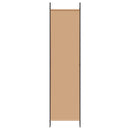 6-Paneler Rumdeler Beige 300 x 200 cm Stof