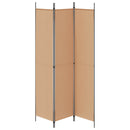 3-panel rumdeler Beige 150 x 220 cm Stof