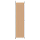 4-panel rumdeler Beige 200 x 220 cm Stof