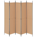 5-panel rumdeler Beige 250 x 220 cm Stof