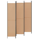6-Paneler Rumdeler Beige 300 x 220 cm Stof