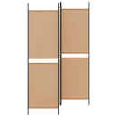 3-panel rumdeler Beige 150 x 180 cm Stof
