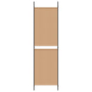 3-panel rumdeler Beige 150 x 180 cm Stof