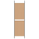4-panelet rumdivider Beige 200 x 180 cm Stof