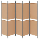 5-panel rumdeler Beige 250 x 180 cm Stof