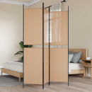 3-panel rumdeler Beige 150 x 200 cm Stof