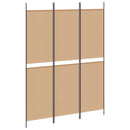3-panel rumdeler Beige 150 x 200 cm Stof