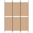 3-panel rumdeler Beige 150 x 200 cm Stof