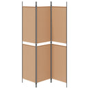 3-panel rumdeler Beige 150 x 200 cm Stof
