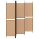 5-panel rumdeler Beige 250 x 200 cm Stof