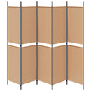 5-panel rumdeler Beige 250 x 200 cm Stof