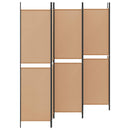 6-Paneler Rumdeler Beige 300 x 200 cm Stof