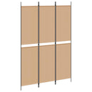 3-panel rumdeler Beige 150 x 220 cm Stof