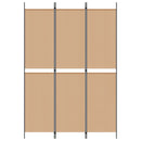 3-panel rumdeler Beige 150 x 220 cm Stof