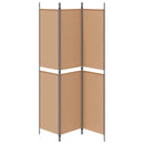 3-panel rumdeler Beige 150 x 220 cm Stof