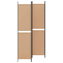 4-panelet rumdivider Beige 200 x 220 cm Stof
