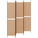 5-panel rumdeler Beige 250 x 220 cm Stof
