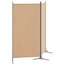 2-panels rumdeler Beige 175 x 180 cm Stof