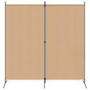 2-panels rumdeler Beige 175 x 180 cm Stof