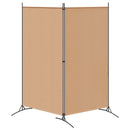 2-panels rumdeler Beige 175 x 180 cm Stof