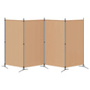 4-panel rumdeler Beige 346 x 180 cm Stof