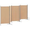 6-Paneler Rumdeler Beige 520 x 180 cm Stof
