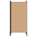 6-Paneler Rumdeler Beige 520 x 180 cm Stof