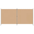 2-panels rumdeler Beige 348 x 180 cm Stof