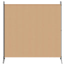 2-panels rumdeler Beige 348 x 180 cm Stof
