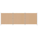 4-panel rumdeler Beige 525 x 180 cm Stof