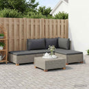 4 stk. Rattan Loungesæt med Puder GENDT Naturlig rattan