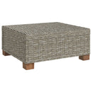 4 stk. Rattan Loungesæt med Puder GENDT Naturlig rattan