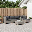 6 stk. Rattan Loungesæt med Puder GENDT Naturlig rattan