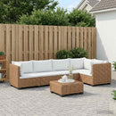 6 stk. Rattan Loungesæt med Puder GENDT Naturlig rattan