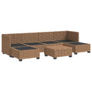 7 stk. Rattan Loungesæt med Puder GENDT Naturlig rattan