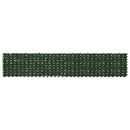 Altanscreen med blade Mørkegrøn 400 x 75 cm Polyethylen og stof