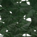 Altanscreen med blade Mørkegrøn 300 x 150 cm