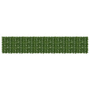 Altanscreen med blade Grøn 400 x 75 cm Polyethylen og stof