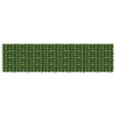Altanscreen med blade Grøn 400 x 100 cm Polyethylen og stof