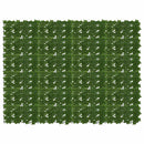 Altanscreen med blade Grøn 200 x 150 cm Polyethylen og stof